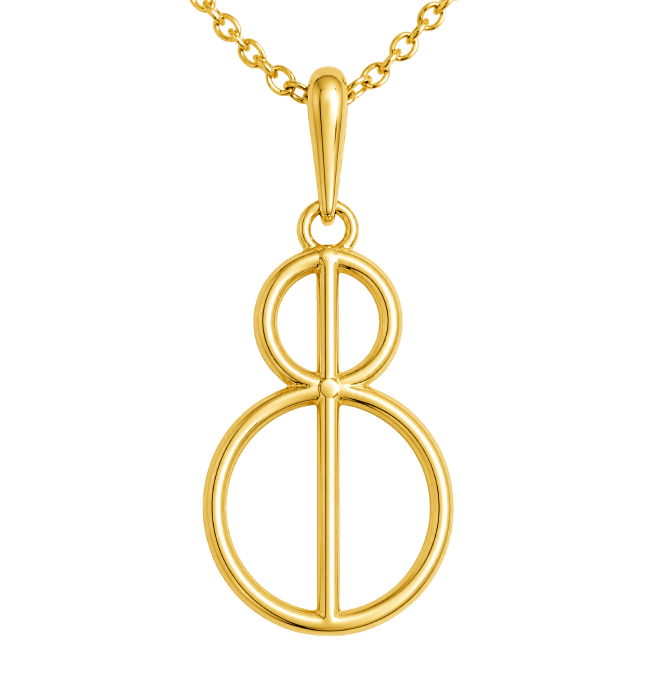 YELLOW GOLD & DIAMOND NECKLACE