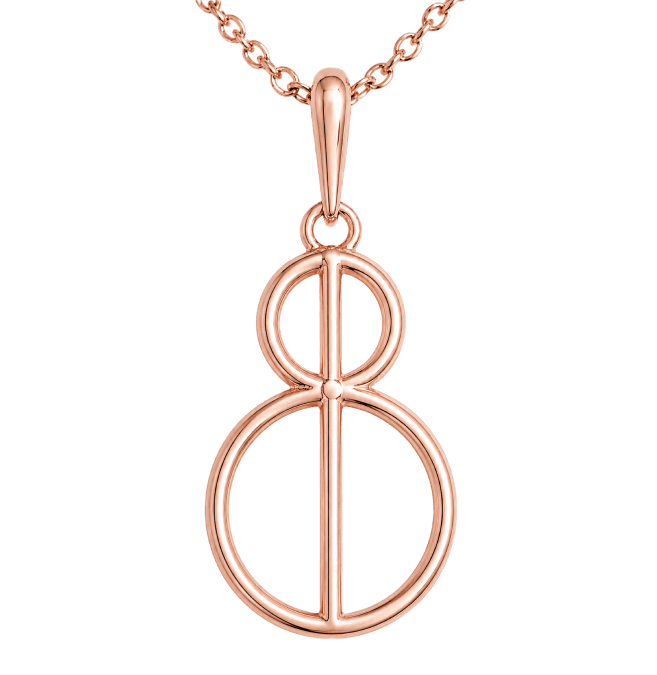 ROSE GOLD & DIAMOND NECKLACE