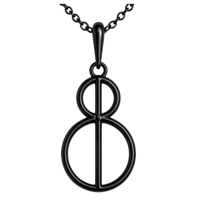 BLACK ONYX & DIAMOND NECKLACE
